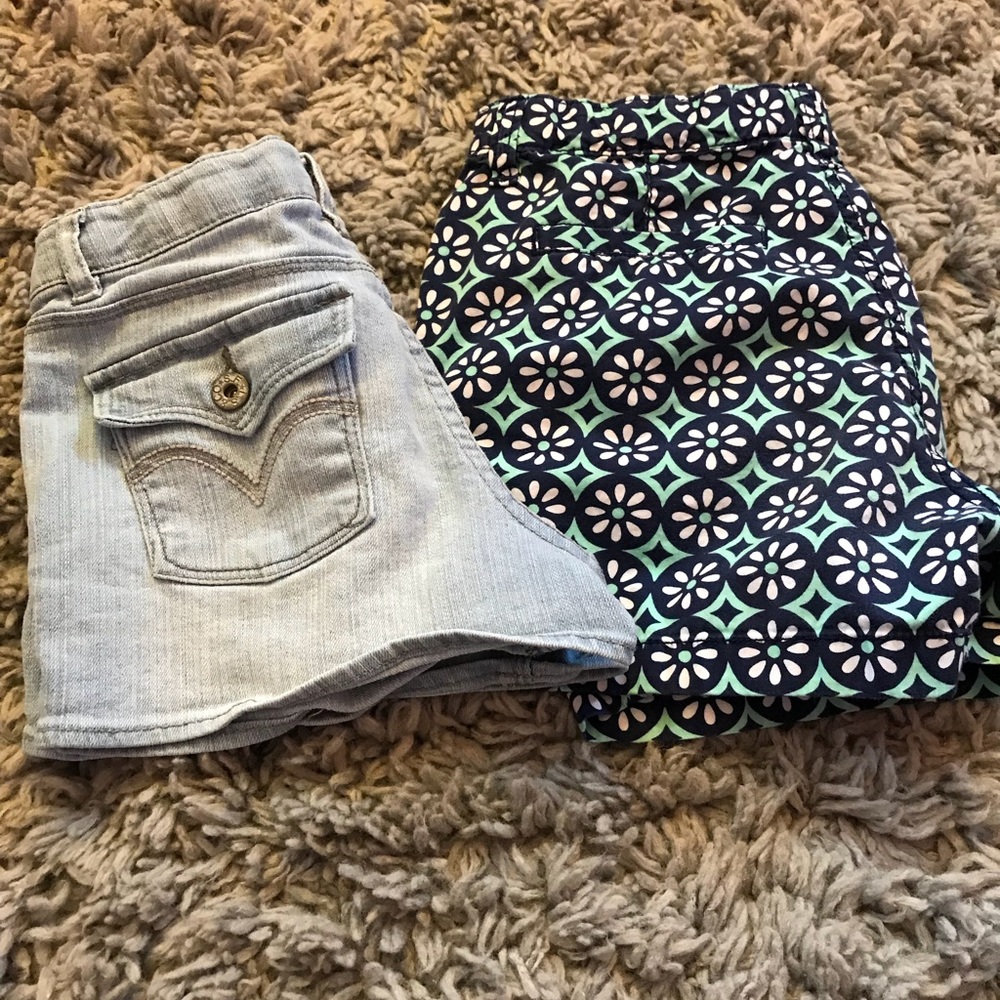 Old Navy and Levi girls shorts size 16